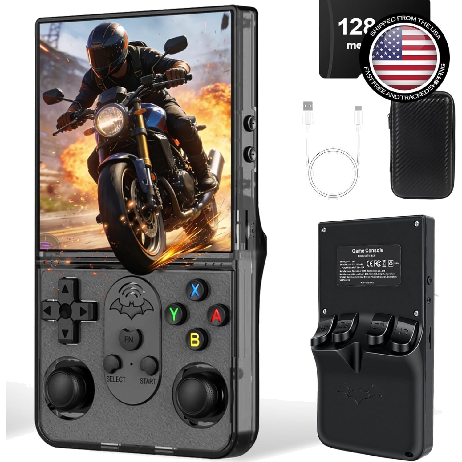 Rediscover Nostalgia with the 128GB S600 Retro Game Console – Lightweight Design