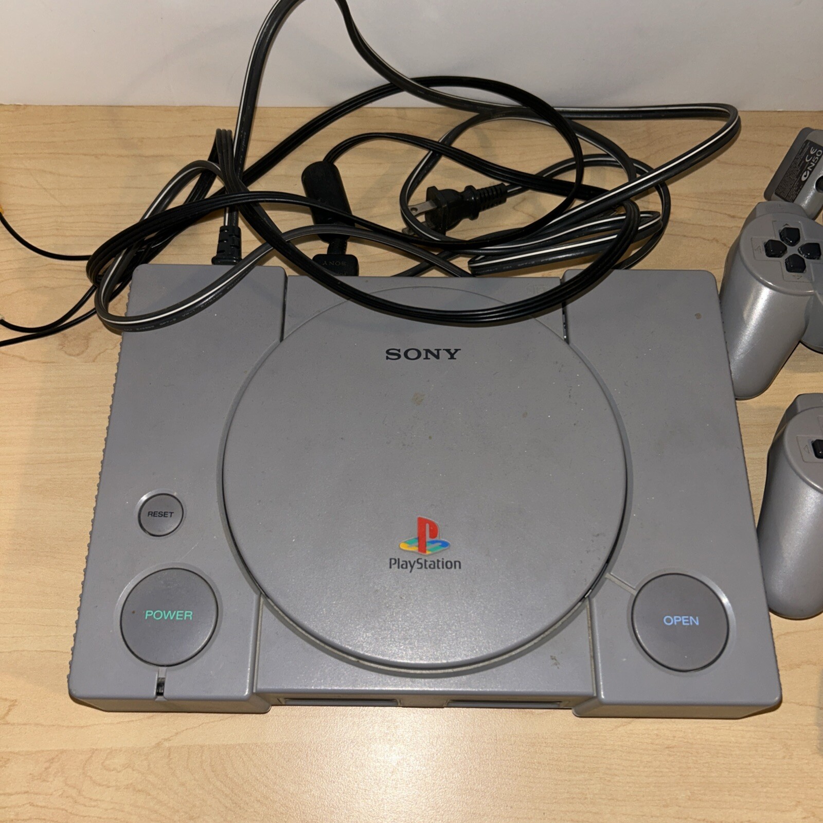 PlayStation Console SCPH-5501 (Untested) – 2 Controllers – Powers On – Lights Up