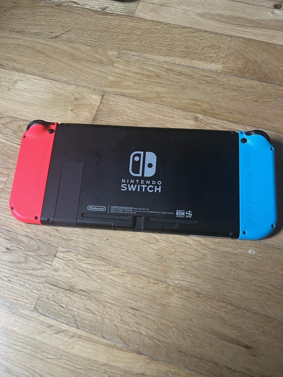 Nintendo Switch 32GB Gray Console with Neon Red and Neon Blue Joy-Con