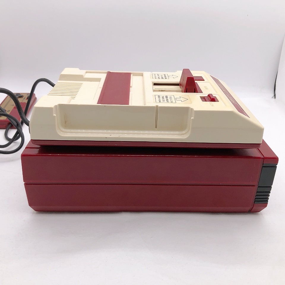 Nintendo Famicom Console Disk System Adapter set New Belt Made in Japan Tested