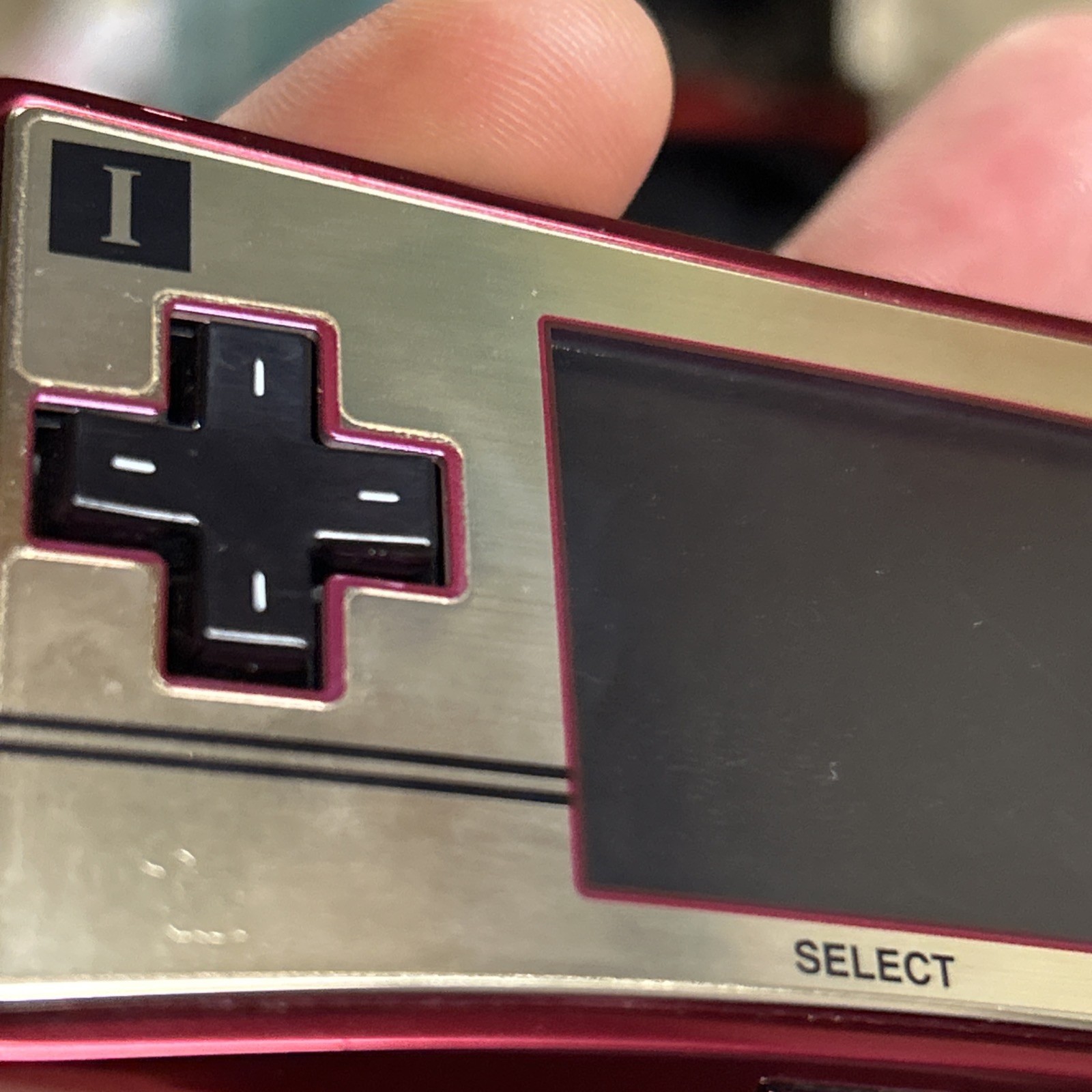 in Box Nintendo Game Boy Micro 20th Anniversary Famicom Edition working