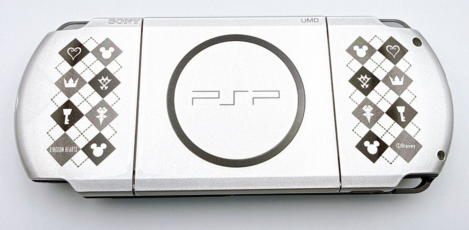 Sony PSP-3000 Console Silver Kingdom Hearts Limited Edition w/Box – Excellent