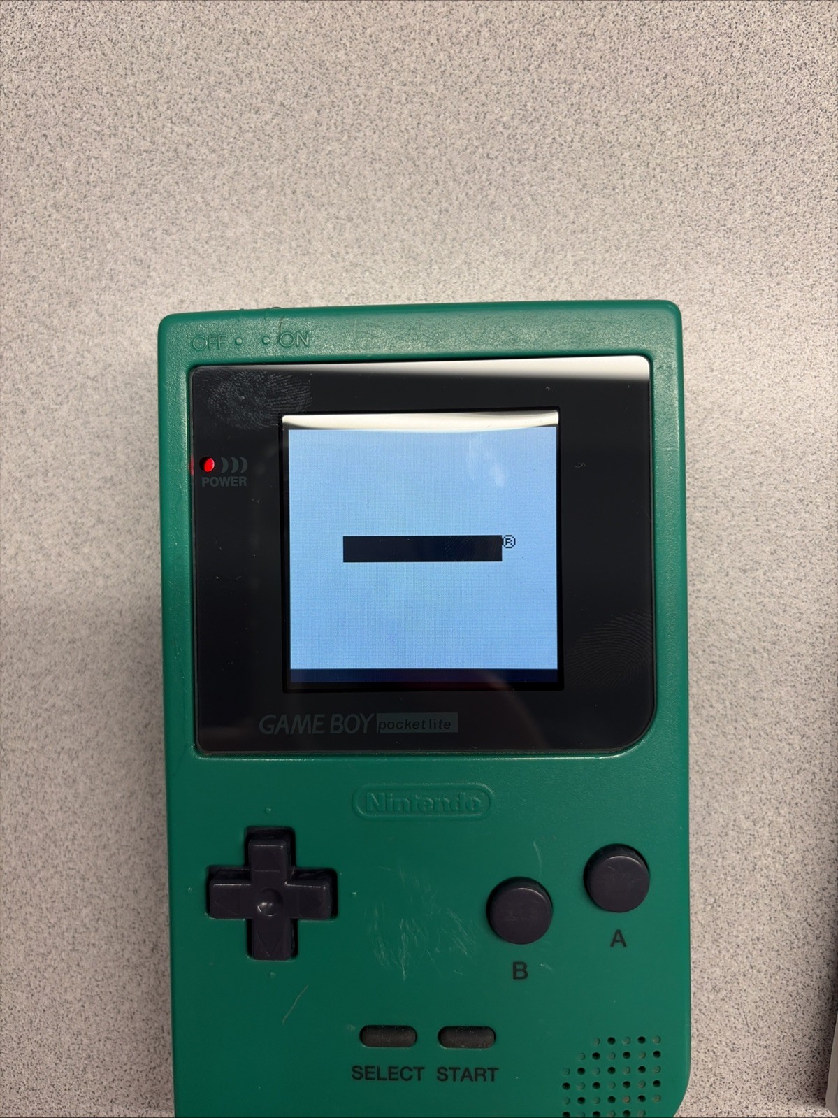 Gameboy Pocket With Black And White Backlit Screen Mod