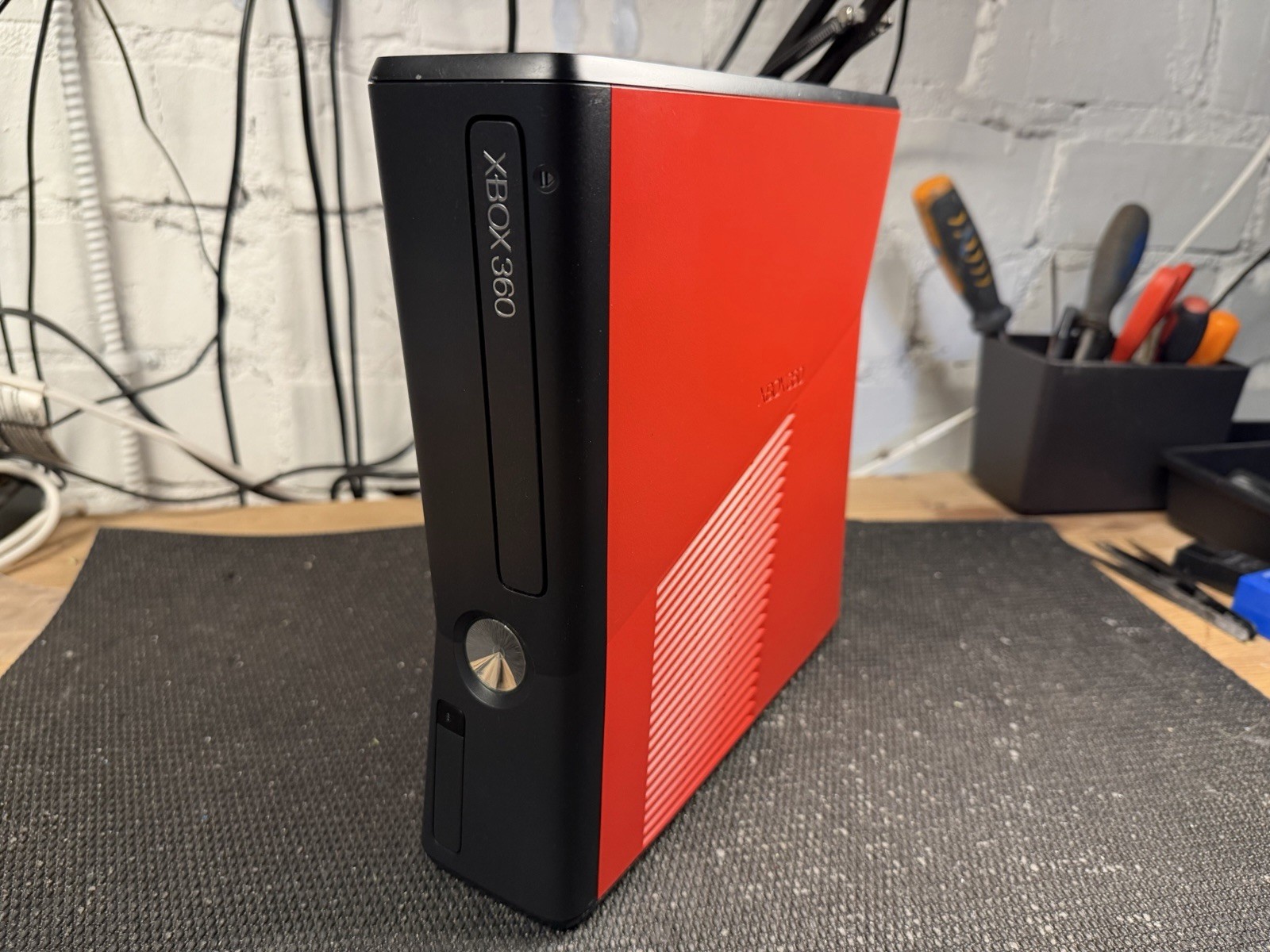 Custom Xbox 360 Slim + Power Supply – Fully Tested w/ Warranty
