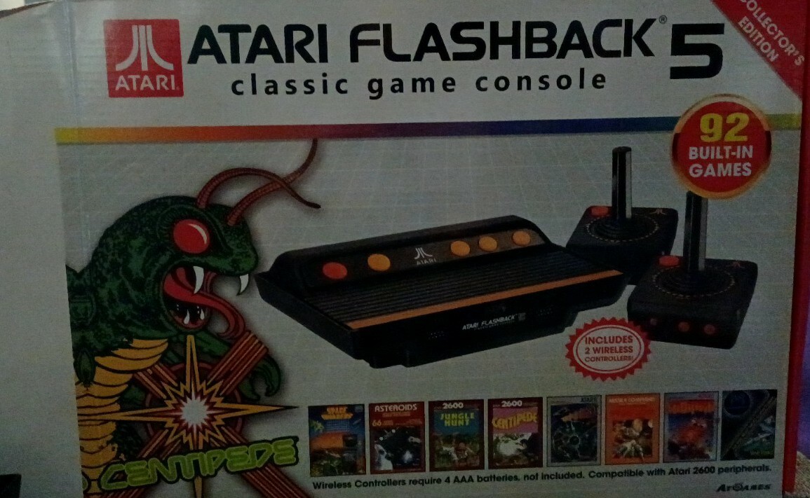 Atari Flashback 5 Classic Game Collector’s Edition Black & Red Console