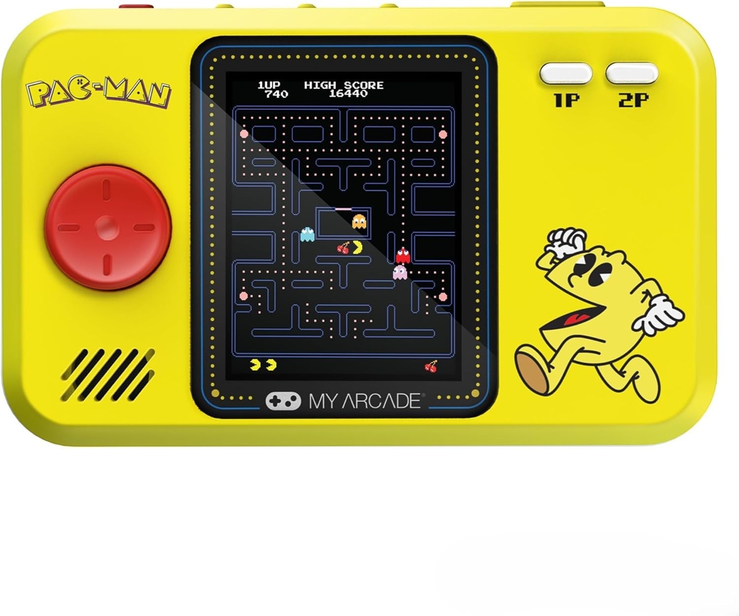 Authentic Pac-Man Mini Console with 2.75″ Color Display – Portable Retro Fun!
