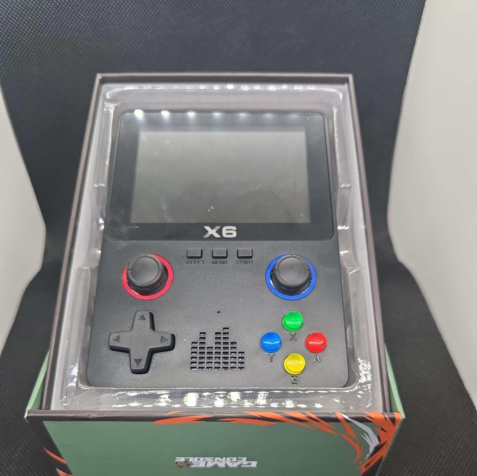 New X6 Handheld Video Game Console 3.5 Inch 10000 Games Supports Expansion Cards