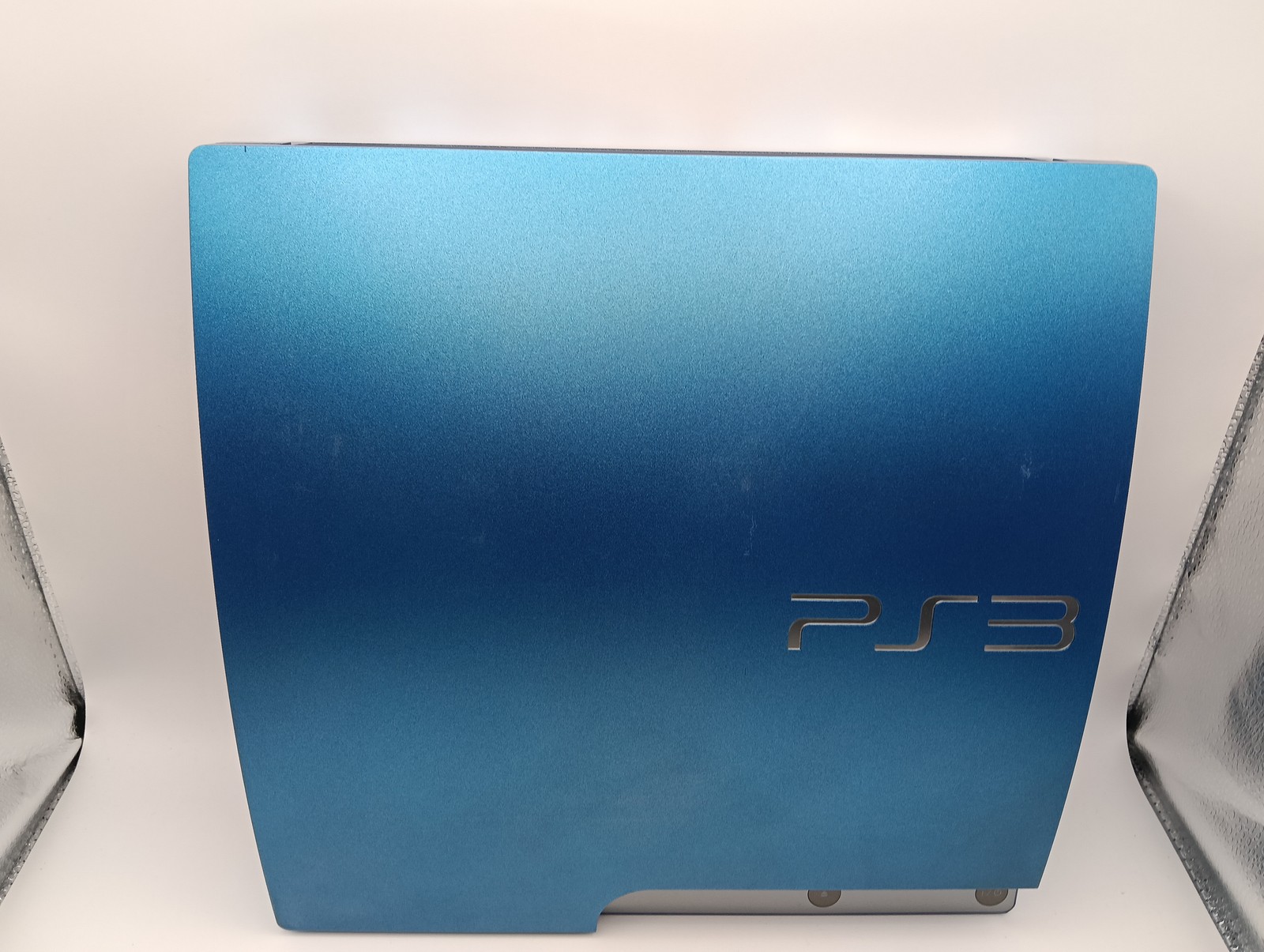 Sony PS3 Slim Console CECH-3000BSB Splash Blue 320GB Tested 2 Controllers Japan