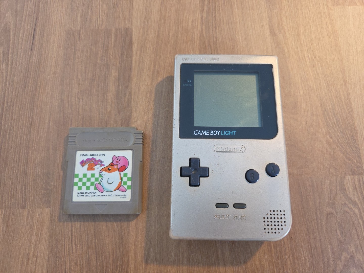 Nintendo Game Boy Light MGB-101 Gold Japan Import – Tested & Working – Rare