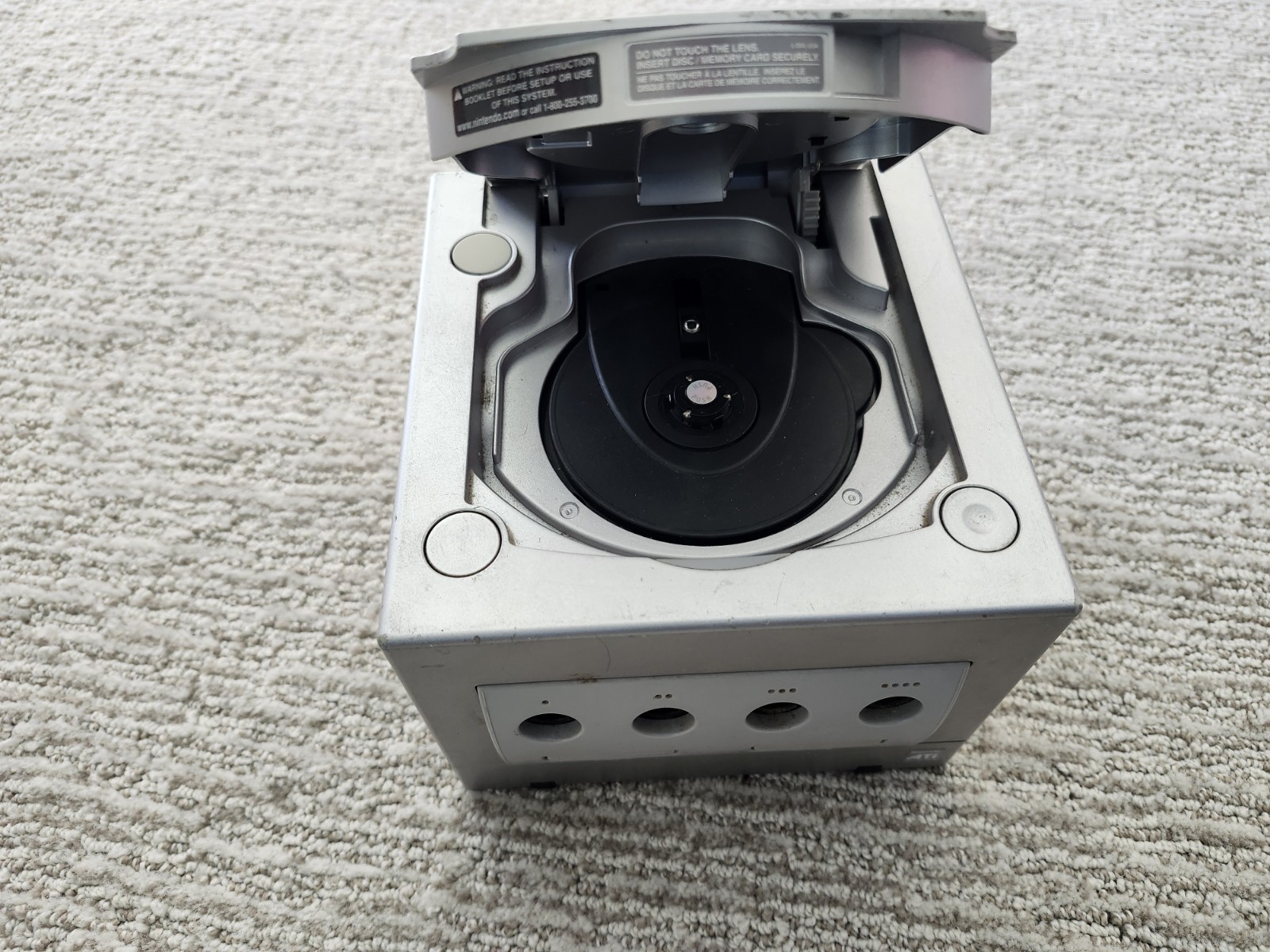 Nintendo GameCube Platinum Console W Controller, & Memory Card WORKS Ships TODAY