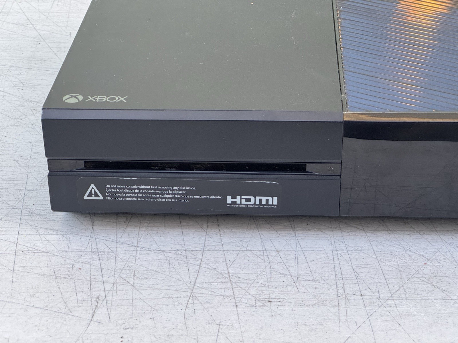 Microsoft Xbox One Gaming Console Black Model 1540 With Power Supply USED
