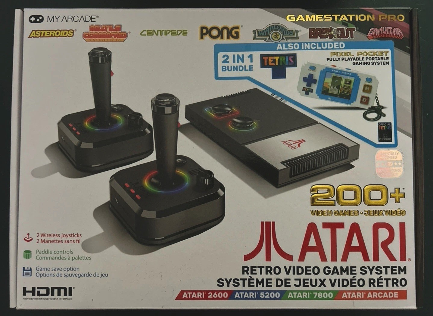 My Arcade Atari Game Station Pro: Retro Video Game Console Atari 2600/5200/7800