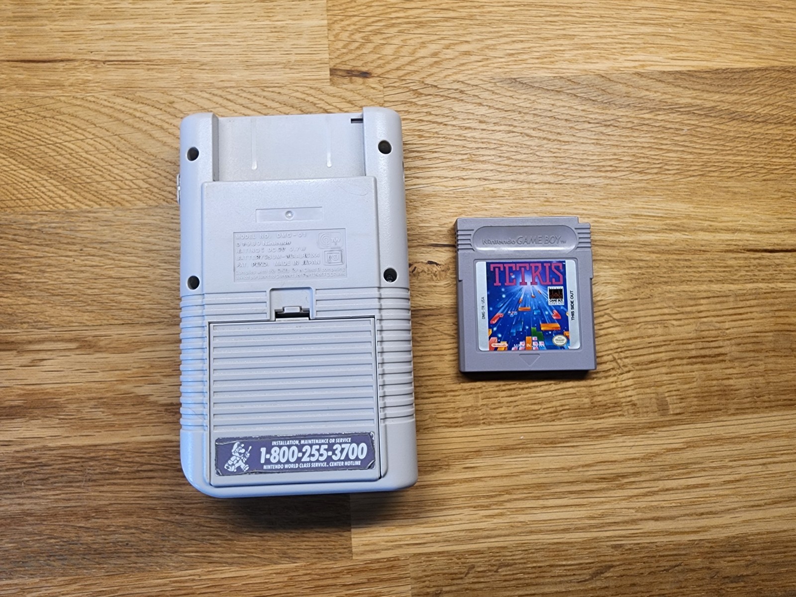 Original Nintendo Game Boy DMG Handheld Authentic RESTORED + Glass Screen & Game