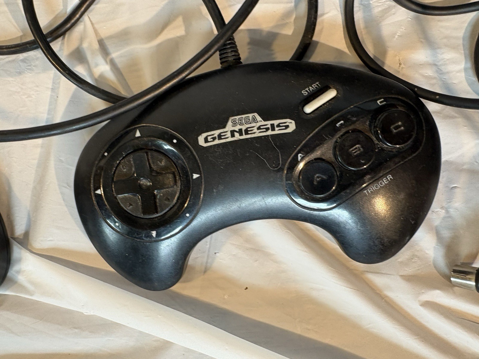 Sega Genesis Model MK-4102A 16-bit Console And Sega CD CART WORKS DISC DOES NOT