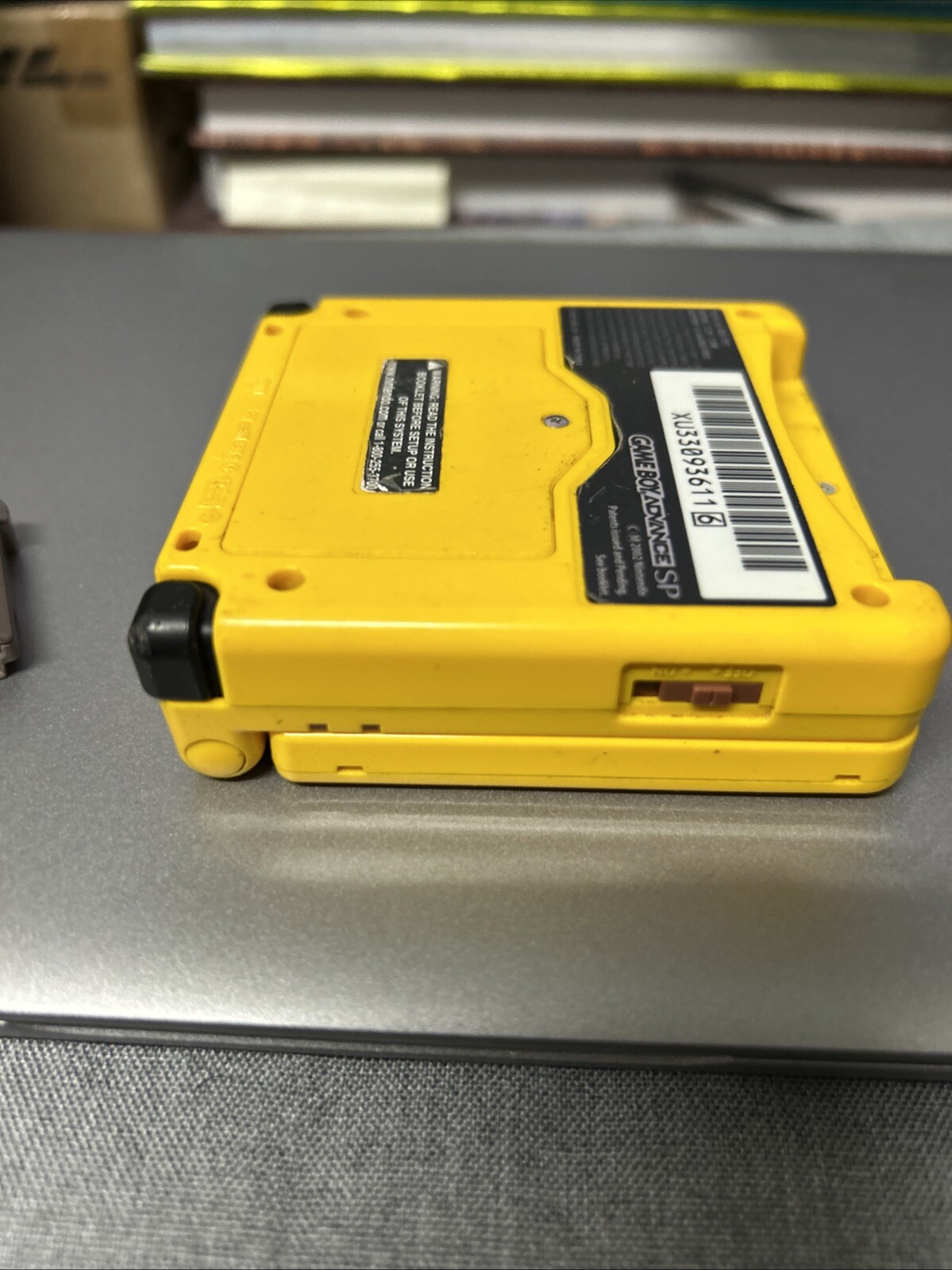 Authentic Nintendo Game Boy Advance SP Pikachu Handheld System – Yellow AGS 101