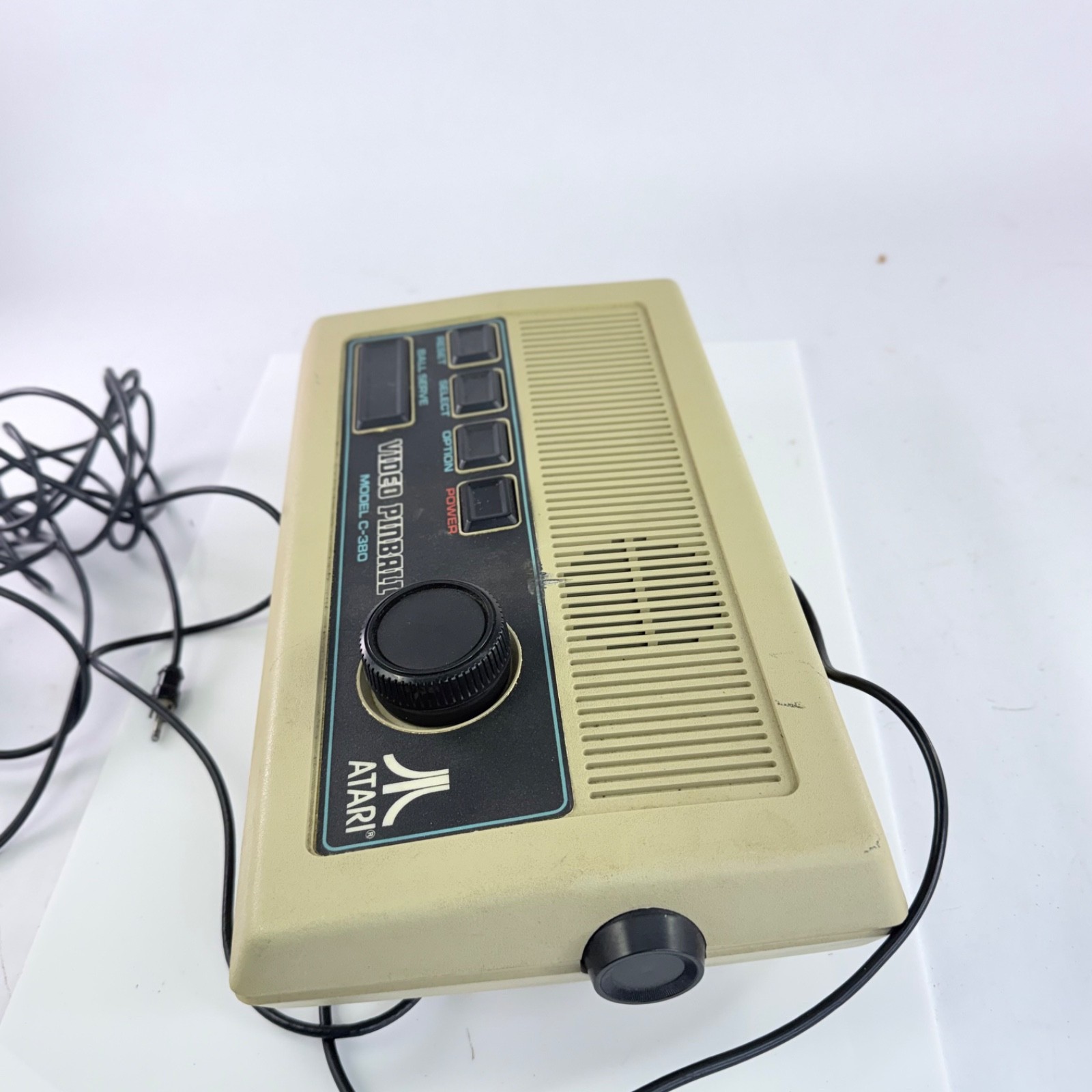 Atari Video Pinball Model C-380 Vintage Home Console 1977 w RF Cable Untested