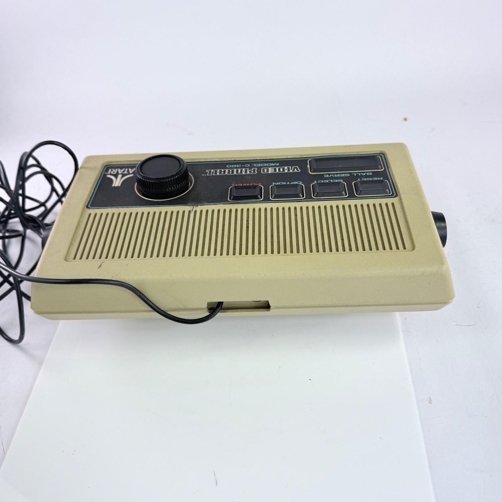 Atari Video Pinball Model C-380 Vintage Home Console 1977 w RF Cable Untested
