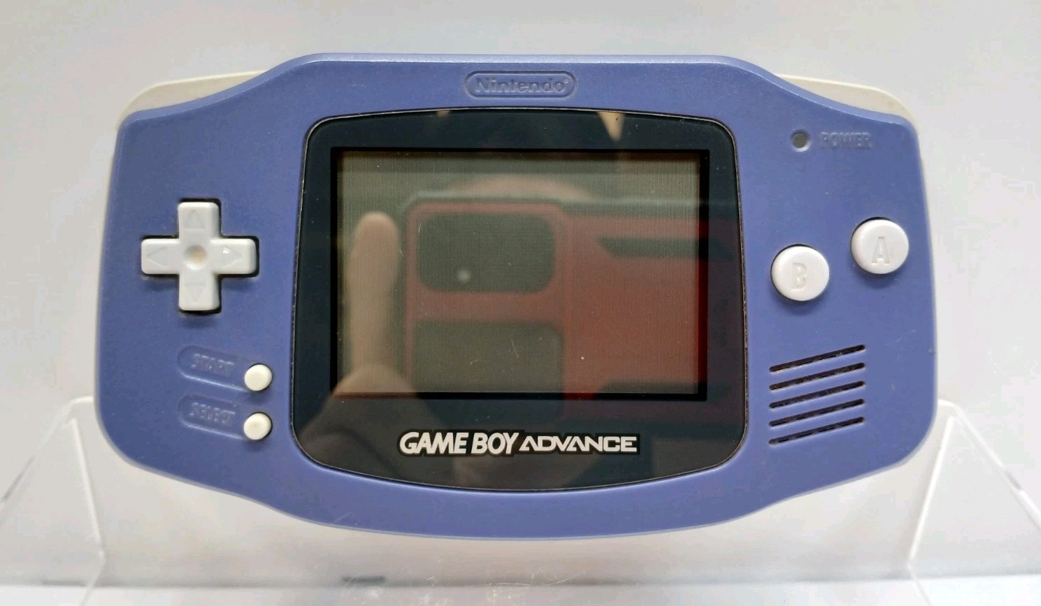 Nintendo Game Boy Advance Handheld System Indigo AGB-001 Tested Working Read