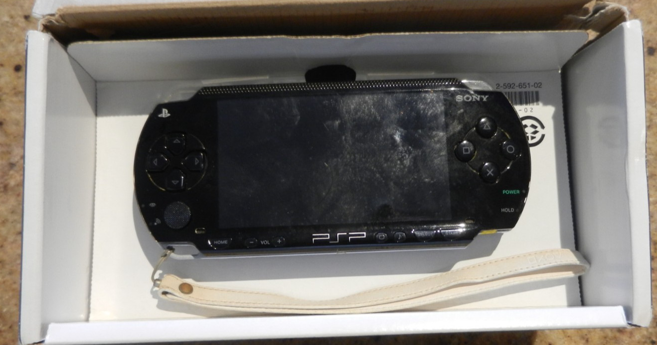 Sony PlayStation Portable Handheld Console Value Pack Black PSP 1001K