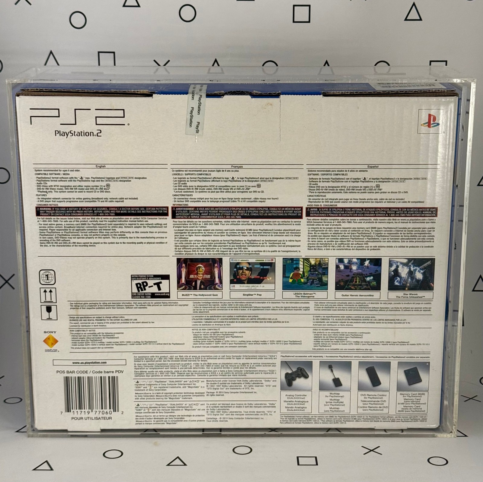 Sony PlayStation 2 Slim Console Sealed – CAS 85+ – 88.7 Score – VGA