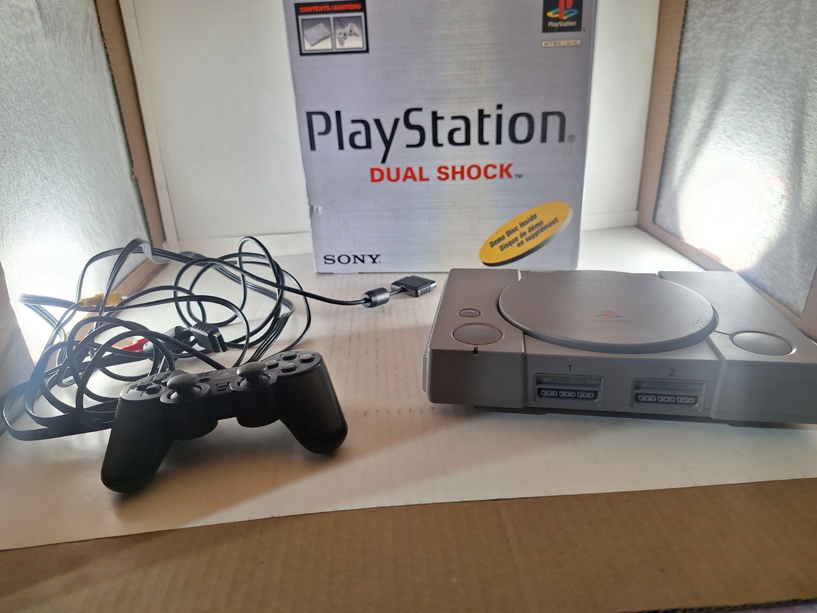 Ps1 Console w/ Original Box Sony PlayStation One Untested As Is