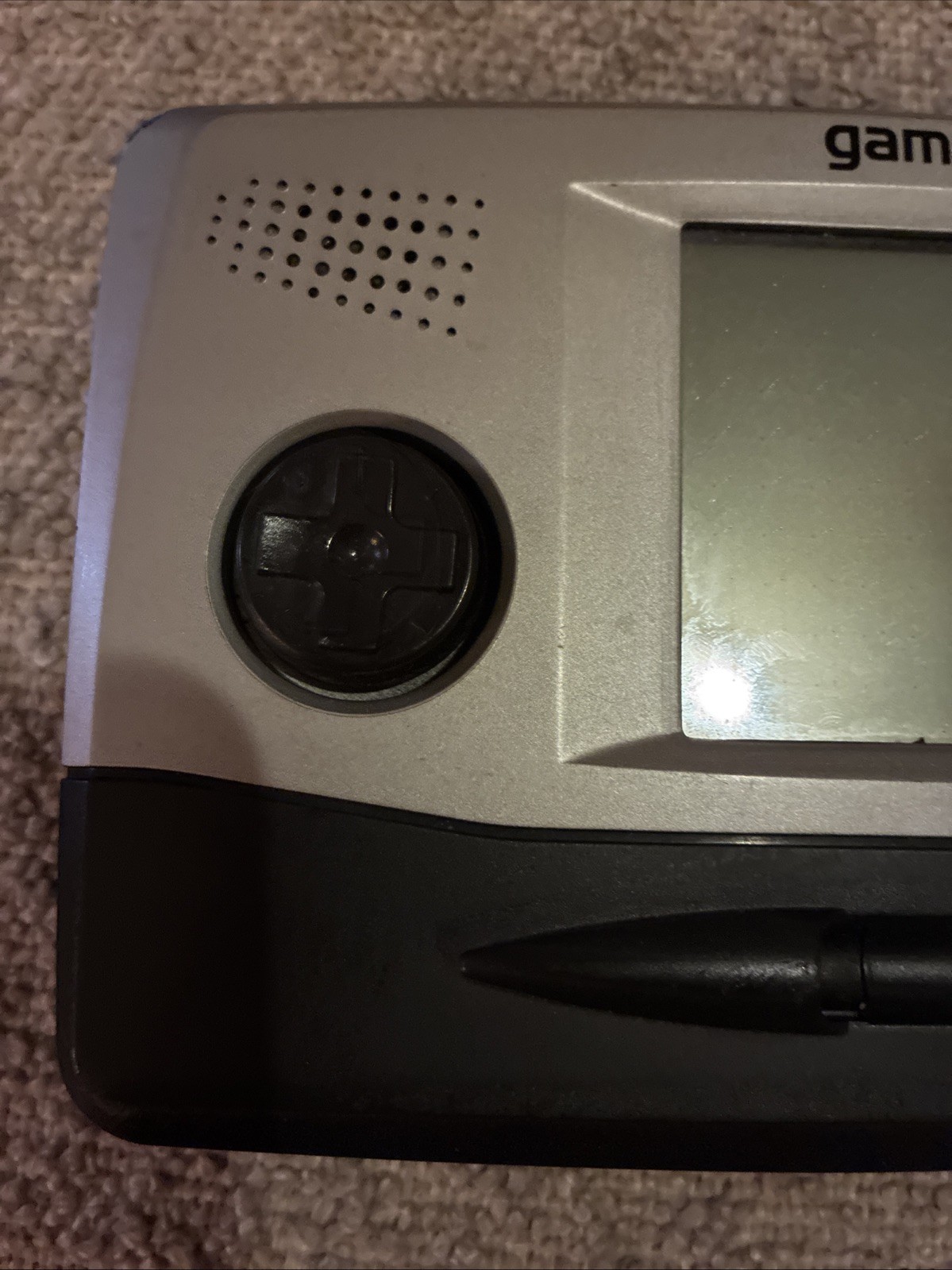 Tiger Game.com Handheld Console With Two Games Has Lines On Screen No Stylus