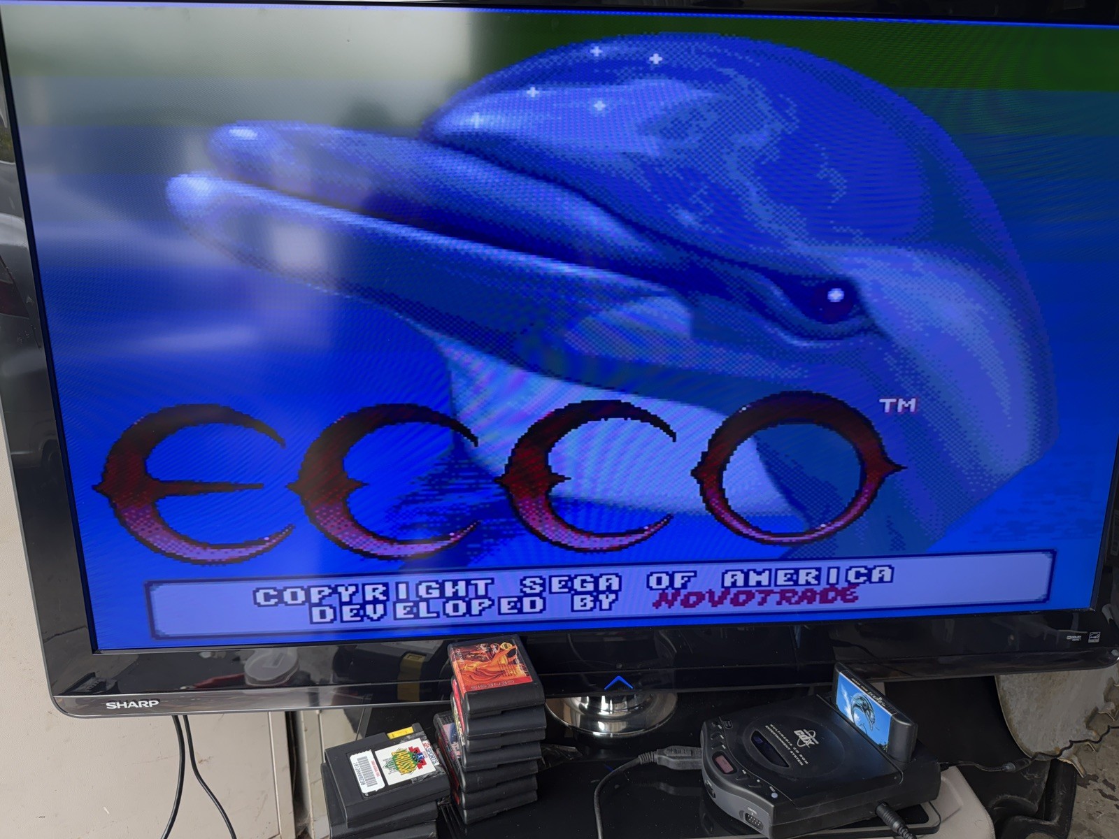 100% Working Sega Genesis CDX Mk-4121 with games.