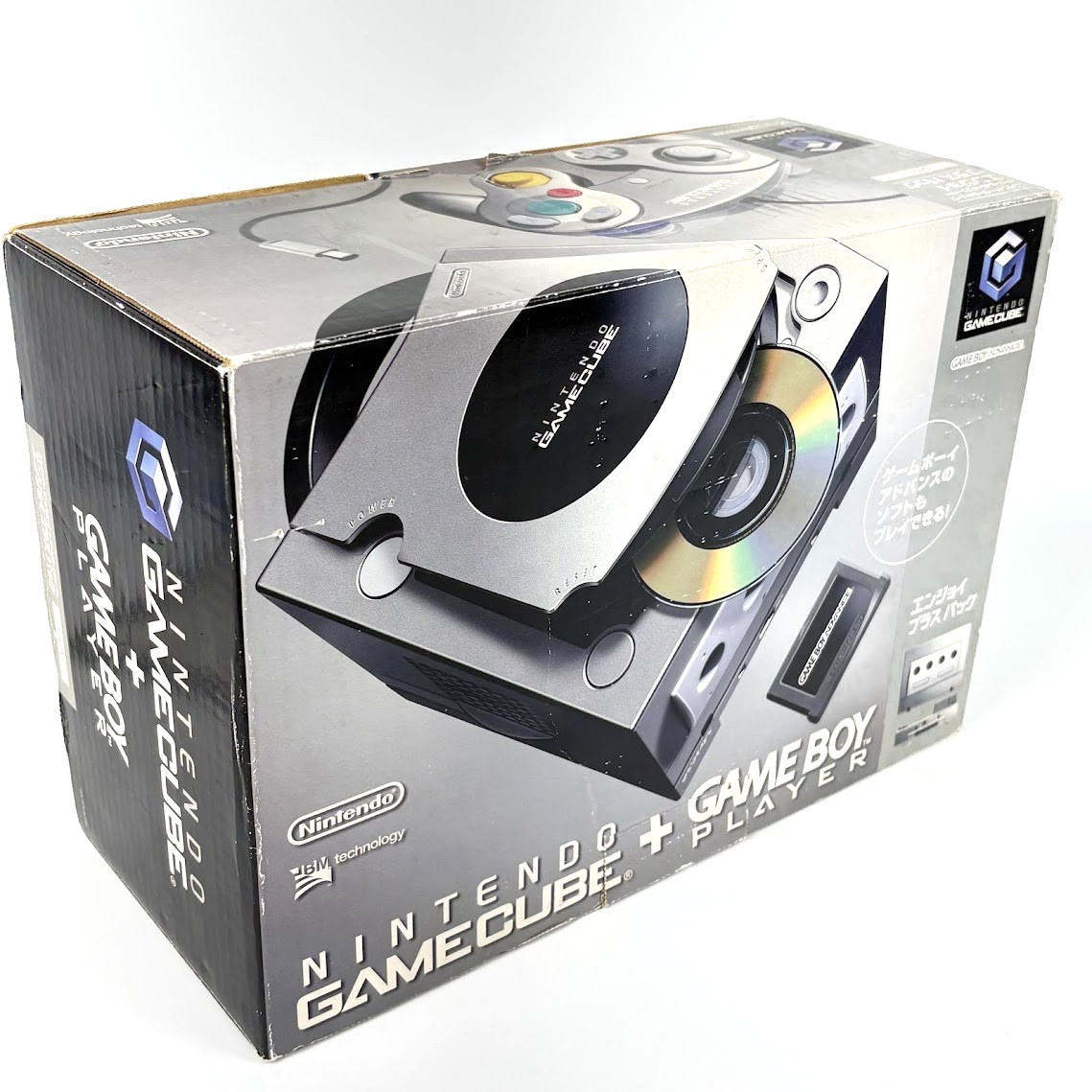 Nintendo GameCube Enjoy Plus Pack Silver Gameboy Player NTSC-J Tested working