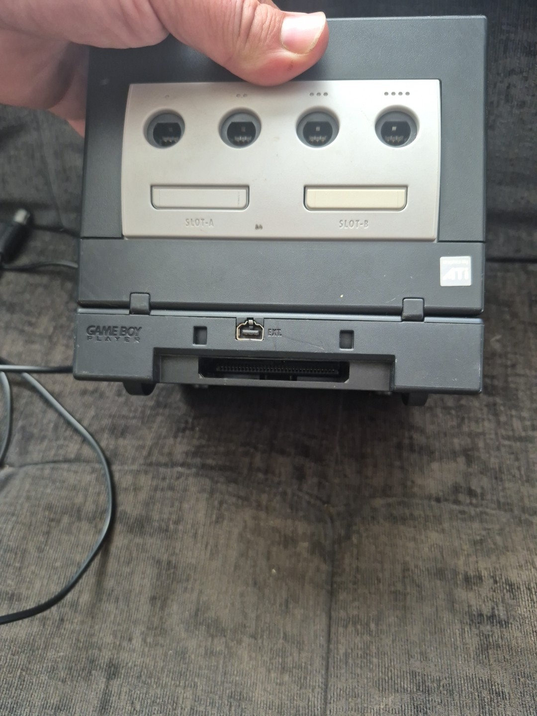 Nintendo GameCube Black with Game Boy Player And 2 Controllers+ SMASH BROS