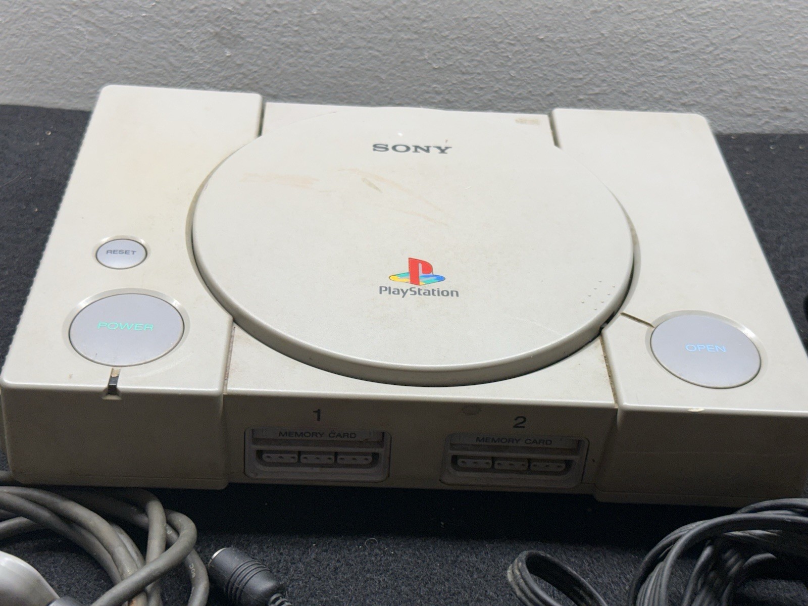 Sony Playstation 1 Console. Grey (SCPH-7501) TESTED + Original Controller PS1