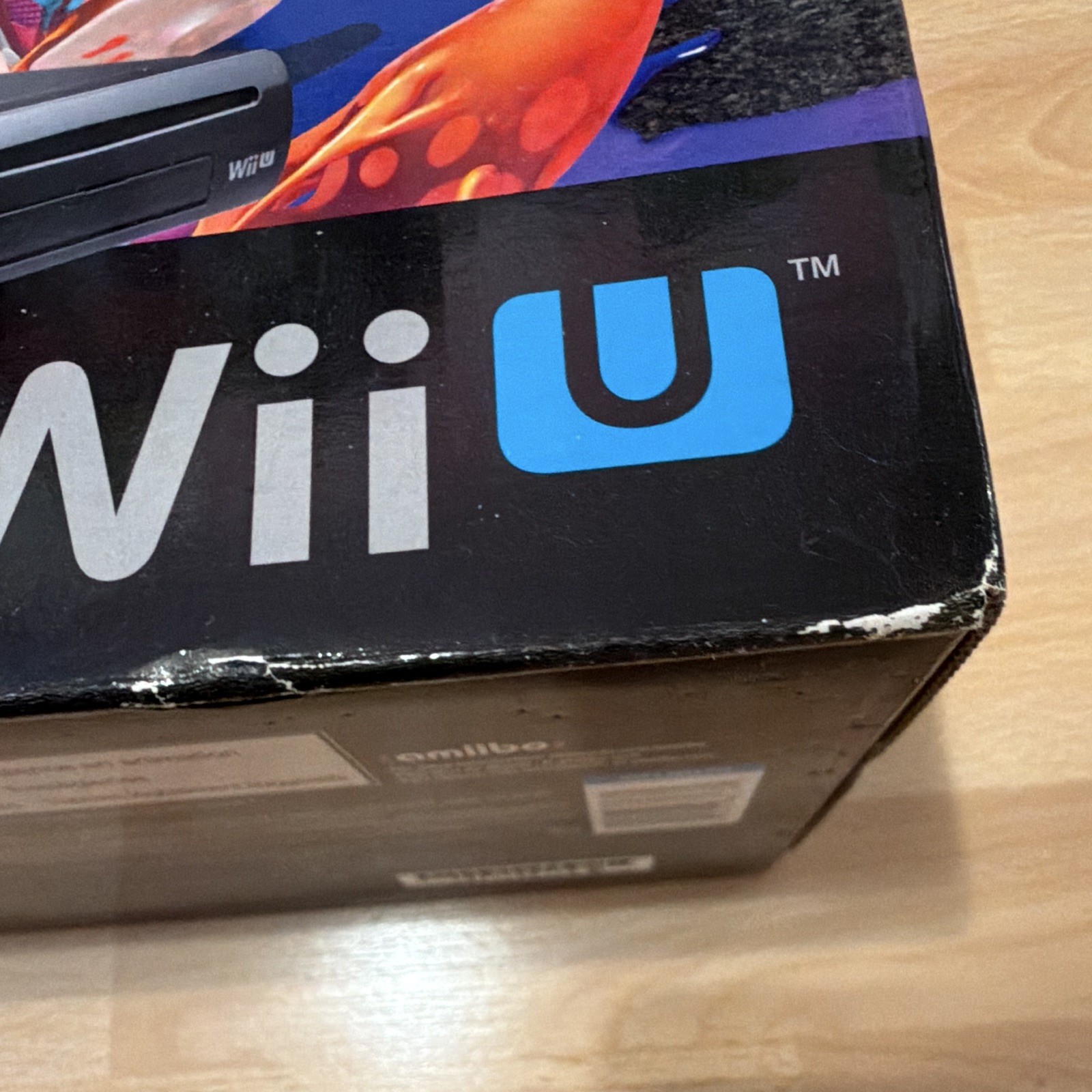 NEVER OPENED Nintendo Wii U Special Edition Smash Splatoon Deluxe Set 32GB Black