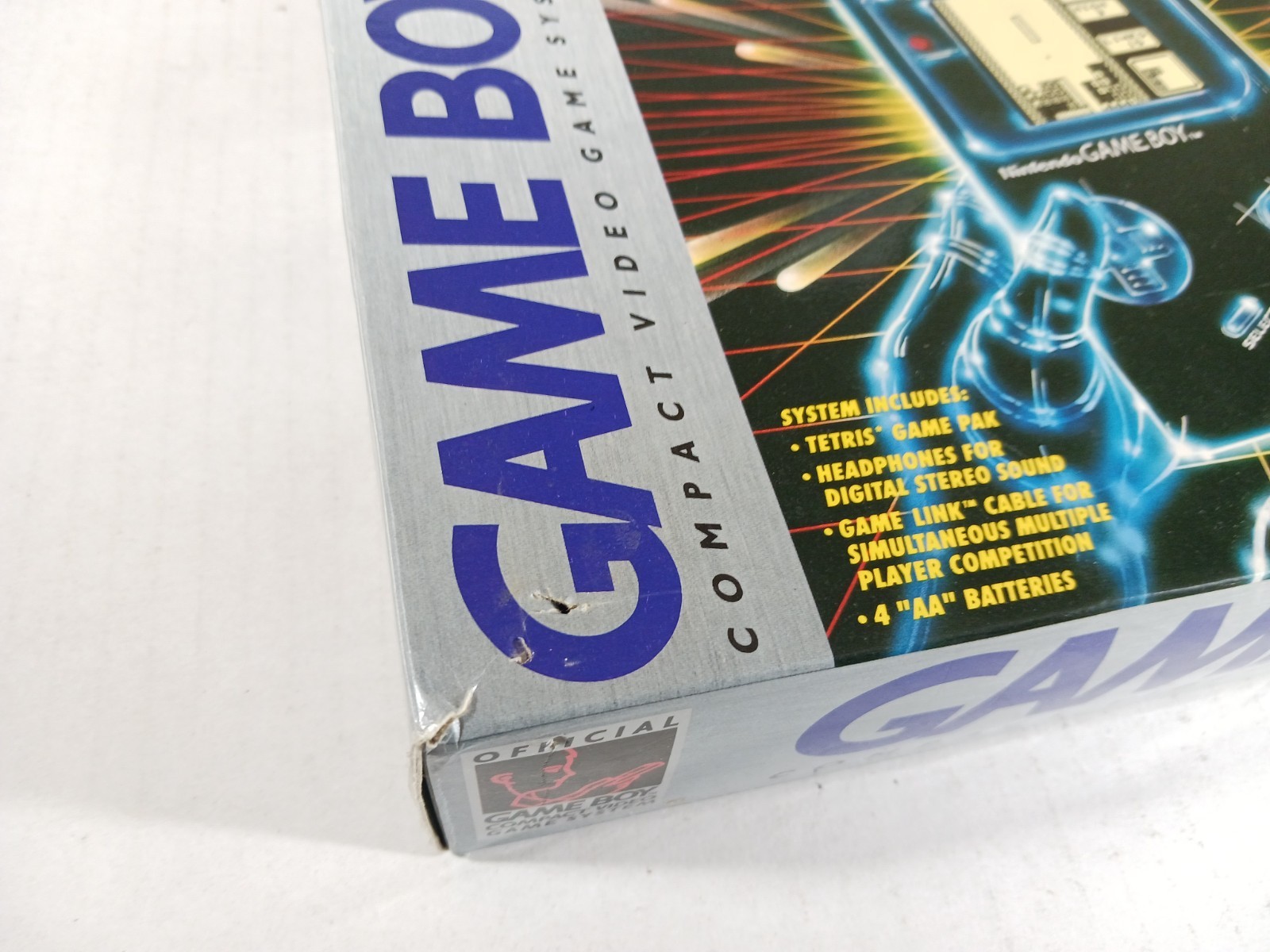Nintendo GameBoy DMG Longbox Tested CIB Long Box Launch Edition Headphones Foam
