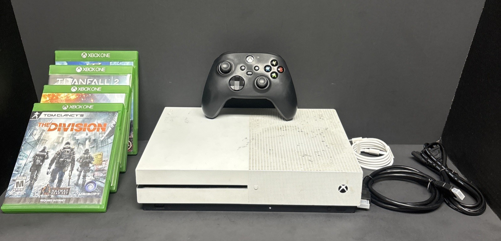 Microsoft Xbox One S Home Gaming Console White 512GB Working 1681