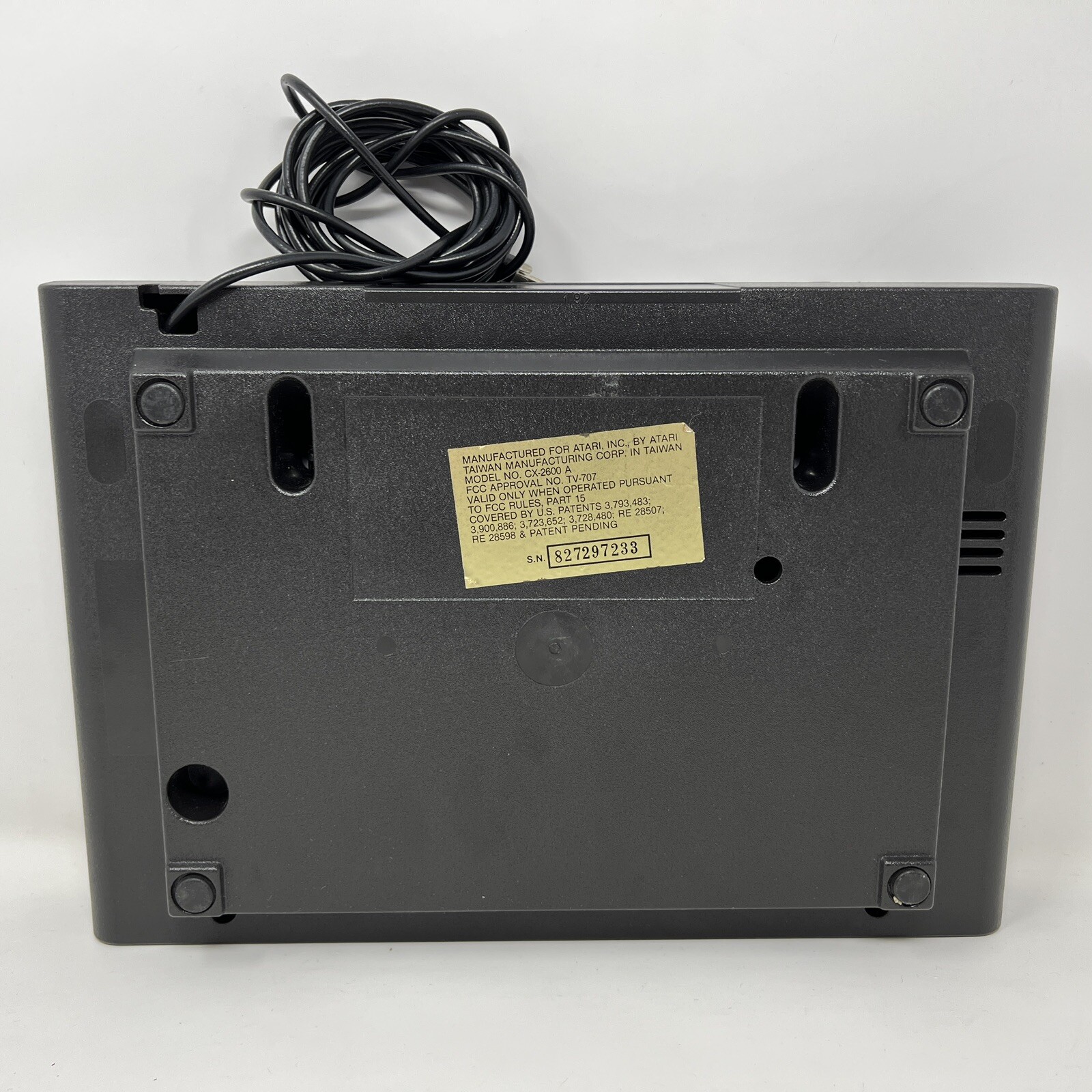 Vintage Atari CX-2600A Video Game Console Joystick Paddles, Power Original Box