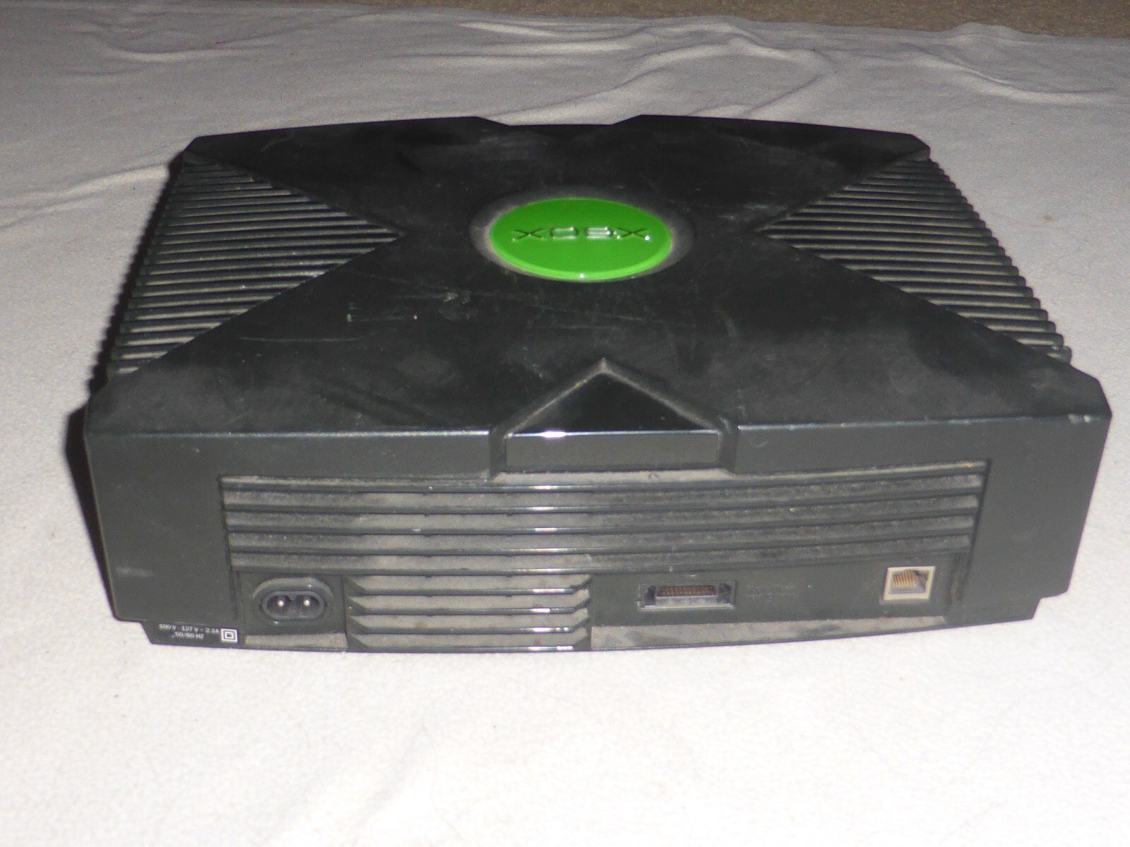 ORIGINAL XBOX MICROSOFT VIDEO GAME SYSTEM CONSOLE ONLY BLACK