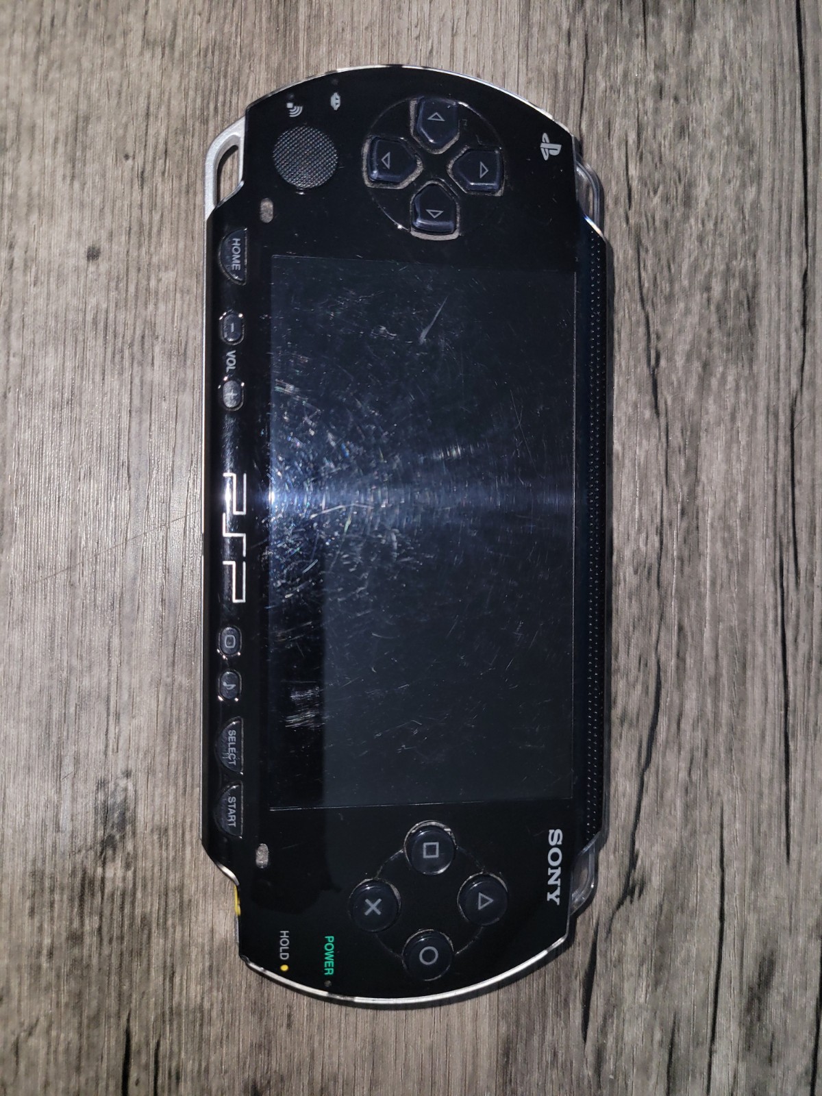 READ*Sony PSP-1001 Black Handheld Console Only – Works – No Battery or Charger