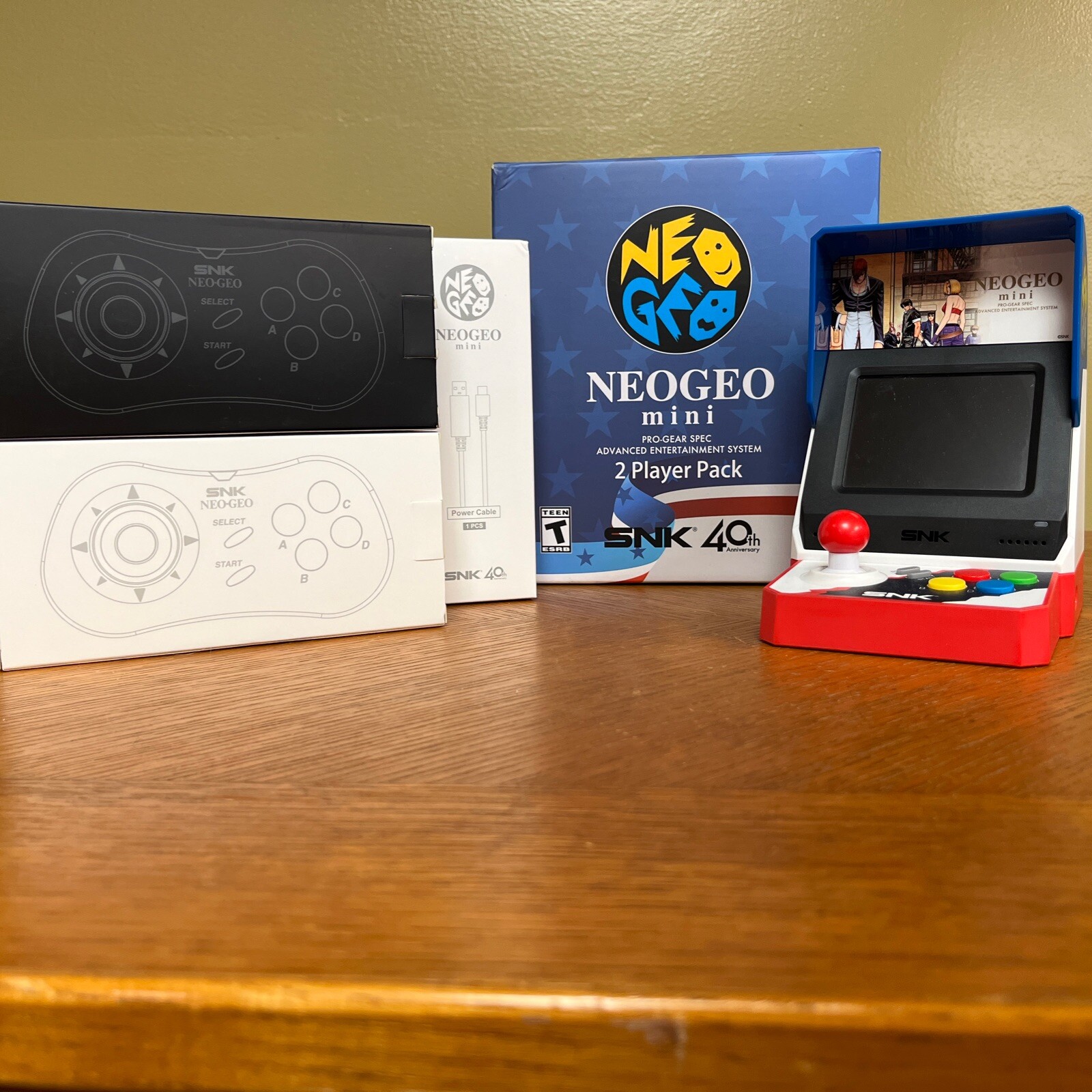 NeoGeo Mini Pro-Gear Spec 2 Player Pack NA Version SNK 40th Anniv. (40 Games)NEW
