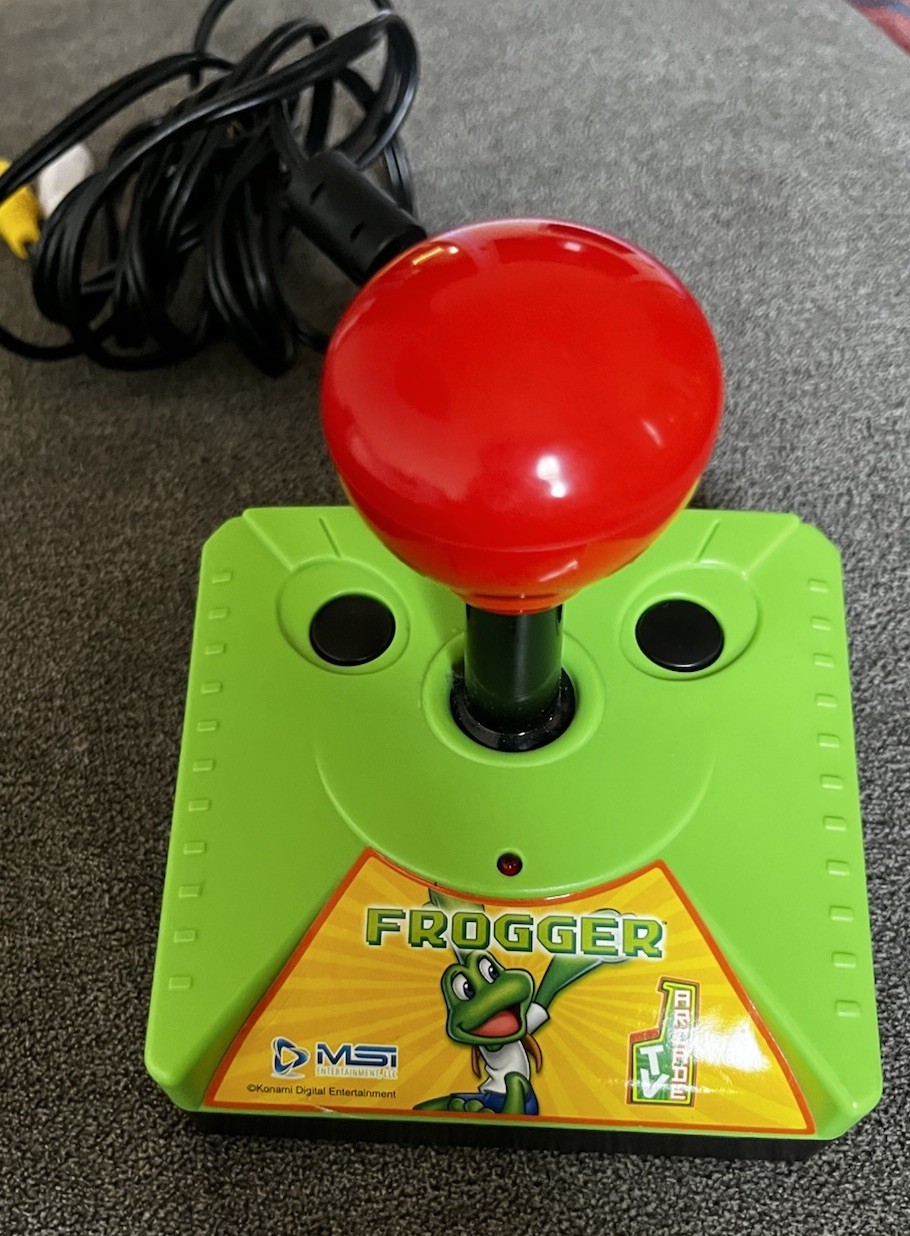 Konami Frogger Plug & Play TV Game Joystick Tested Working Retro Arcade RCA