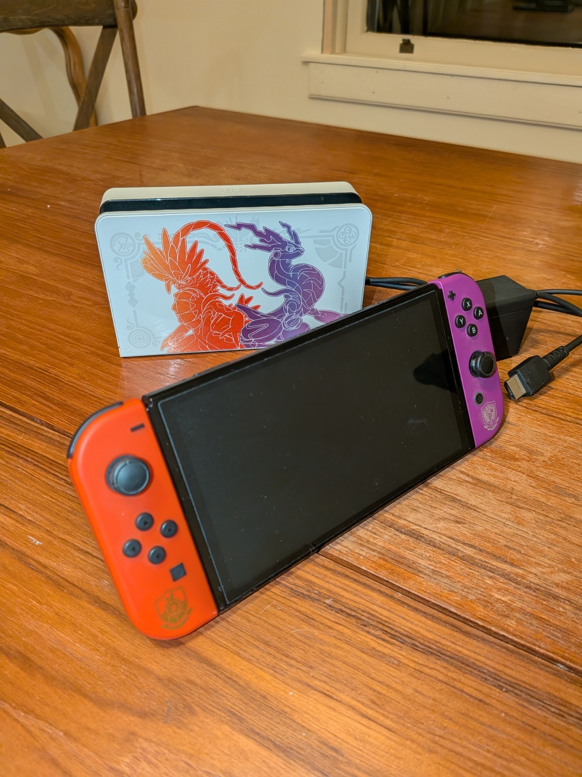 Nintendo Switch OLED Console Limited Edition Scarlet and Violet 64GB Handheld