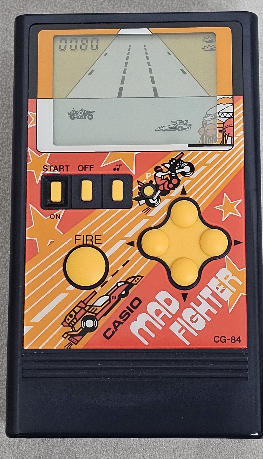 Casio Electronic Game Mad Fighter CG-84 Mint