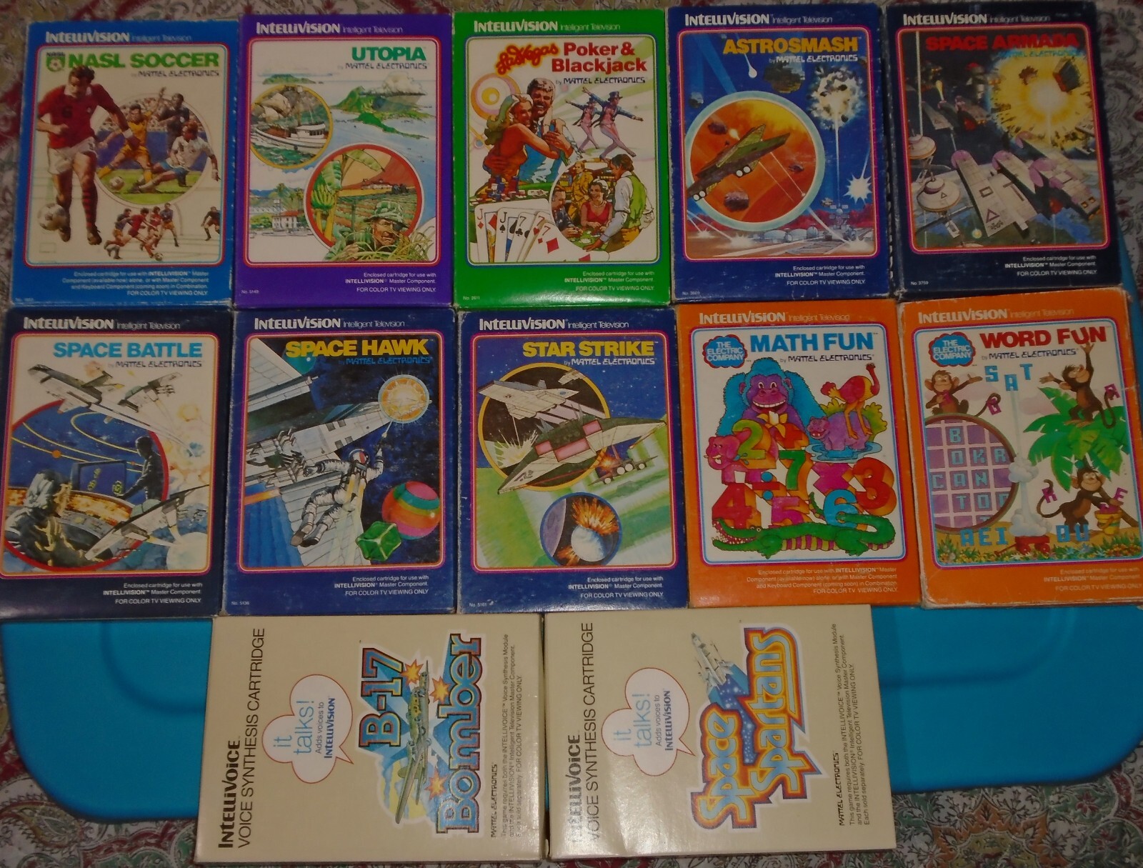 Intellivision II 2 Console Master Component 5872 Bundle 44 Game Intellivoice CIB