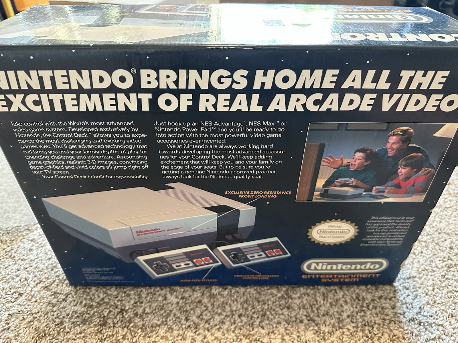 NES Nintendo Control Deck Console CIB