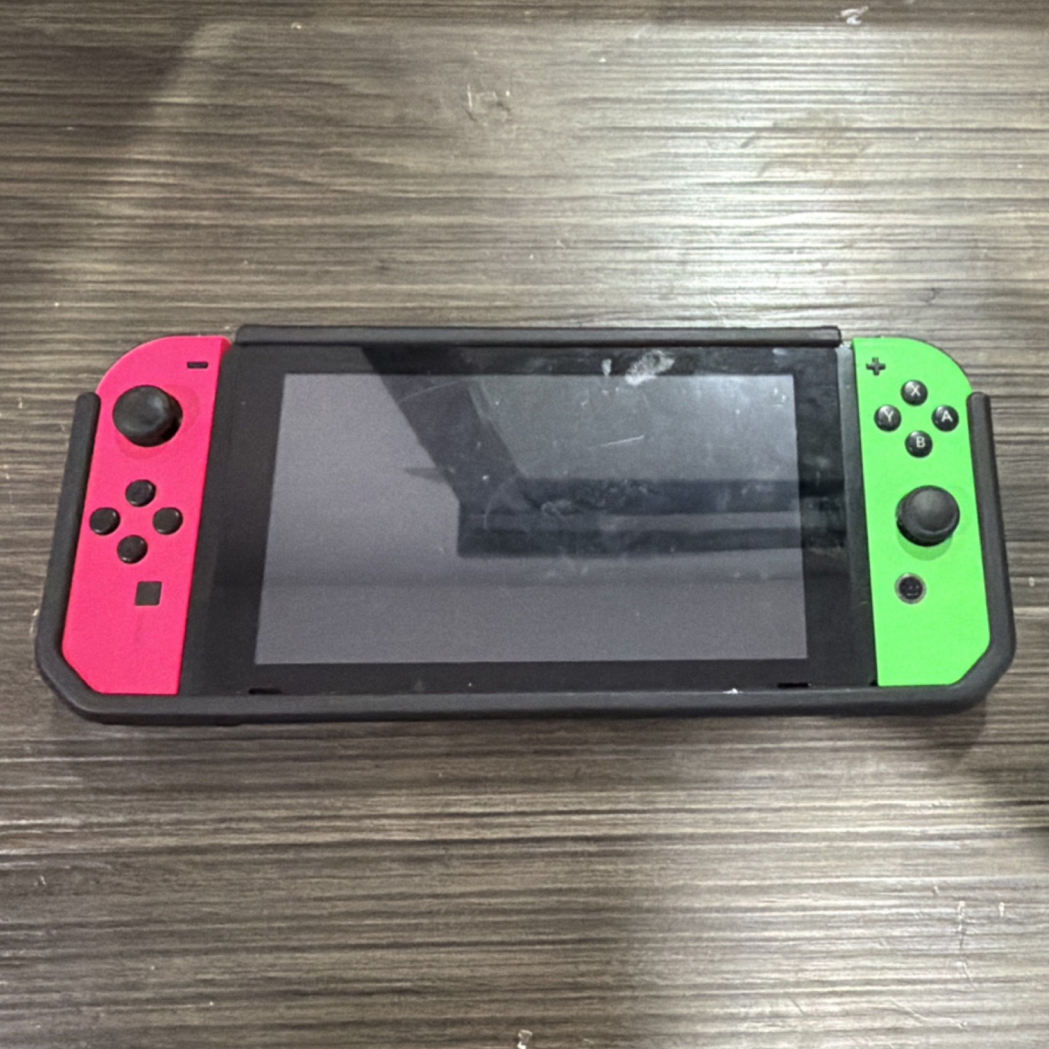 Nintendo Switch HAC-001 32GB Handheld w/ Neon Red/Green Joy-Con