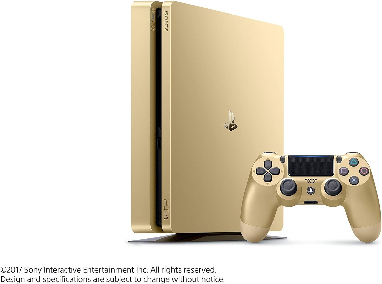 Sony 3002191 PlayStation 4 Slim Limited Edition 1TB Gaming Console – Gold