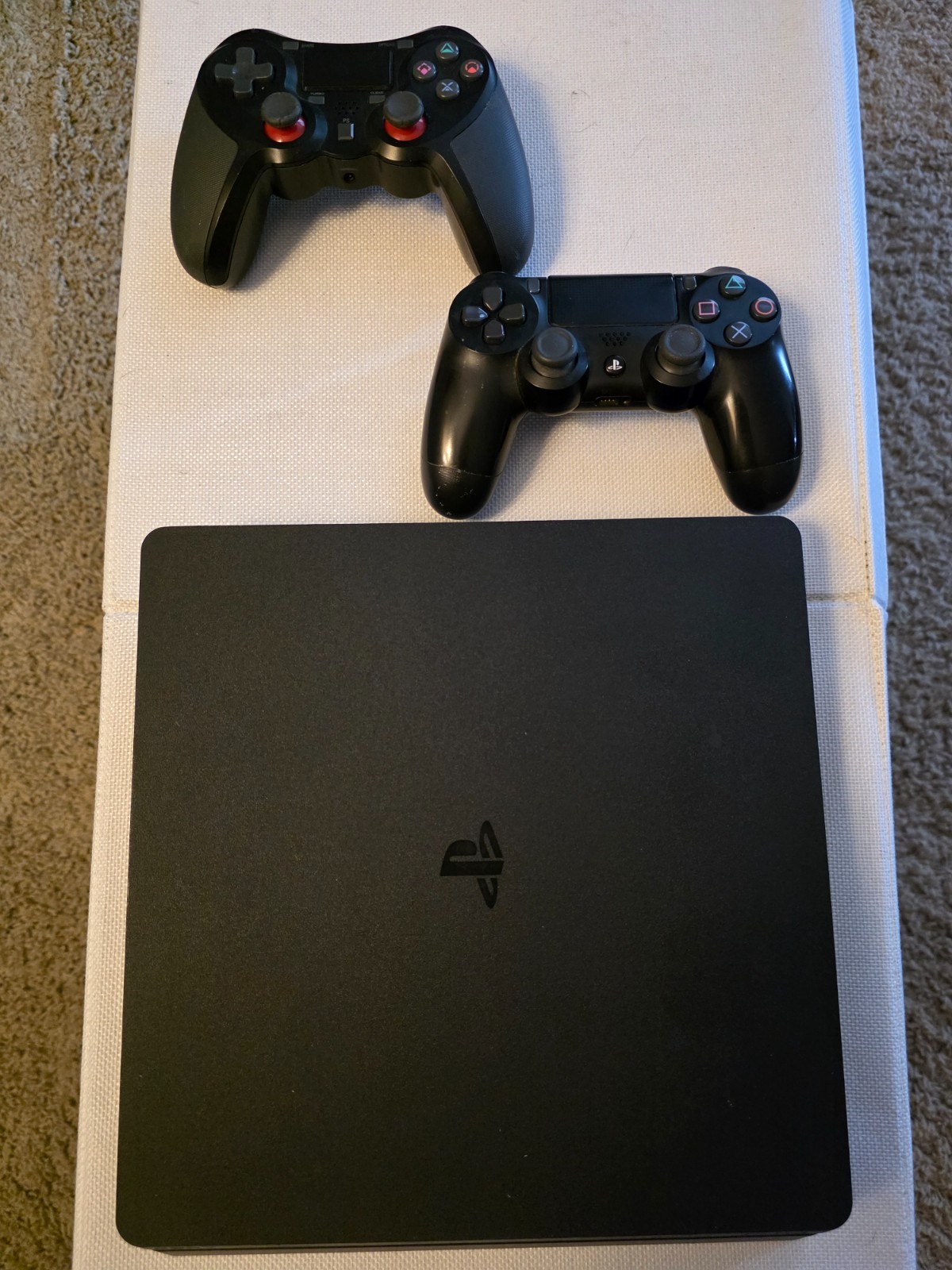Used Sony PlayStation 4 Slim 1TB Console – Jet Black with original box