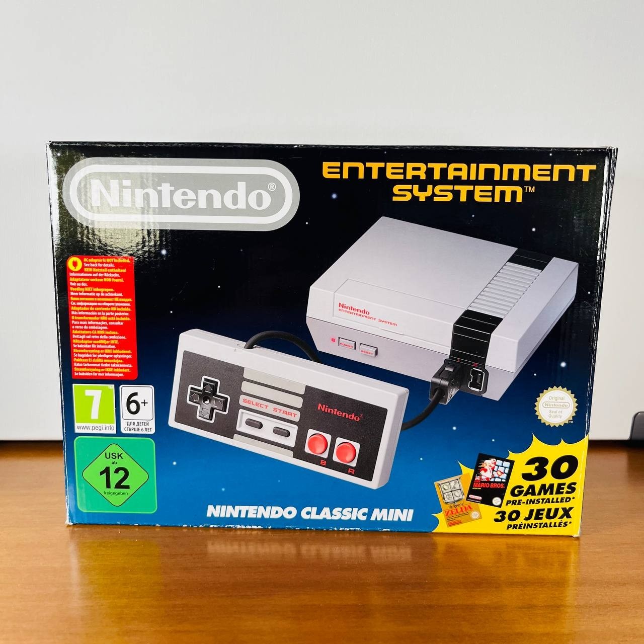 NINTENDO NES CLASSIC MINI Console with 30 GAMES INCLUDED – COMPLETE ORIGINAL