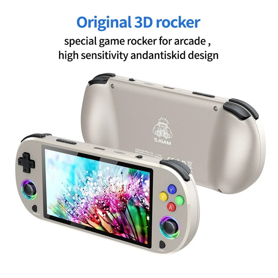 🔥USA🔥 M22pro Retro Handheld 20000 Game Console, 64GB Mini Video Game 5″ Screen
