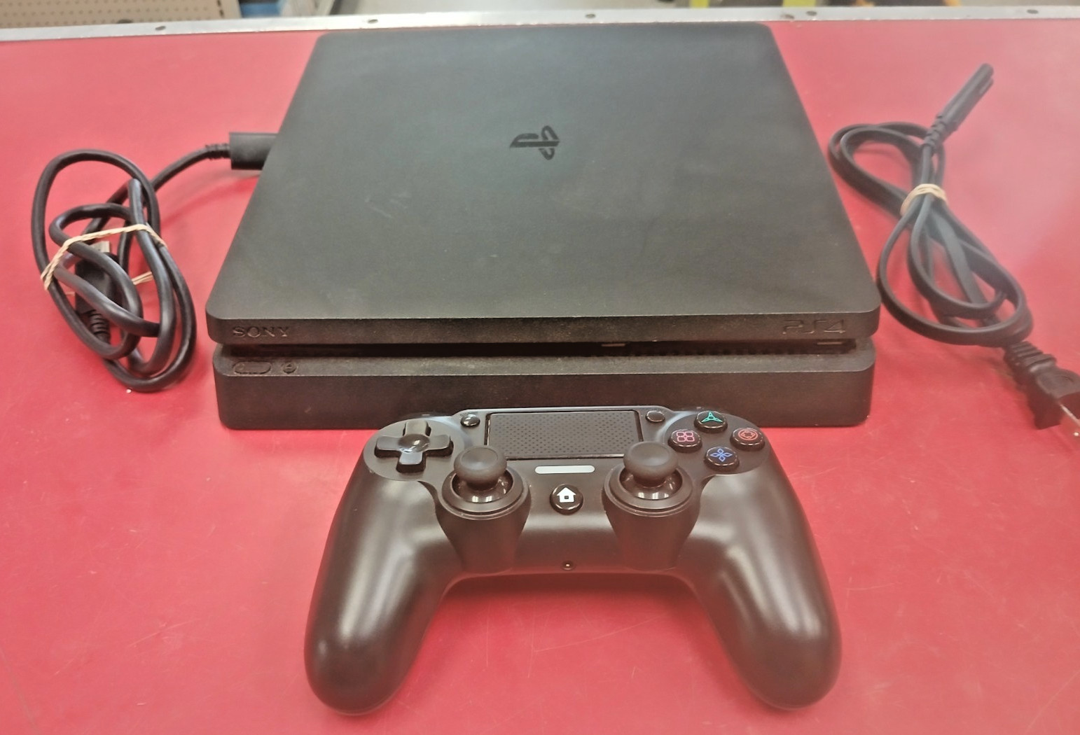 Sony Playstation 4 500GB Black Console PS4 W/ Controller & Cords