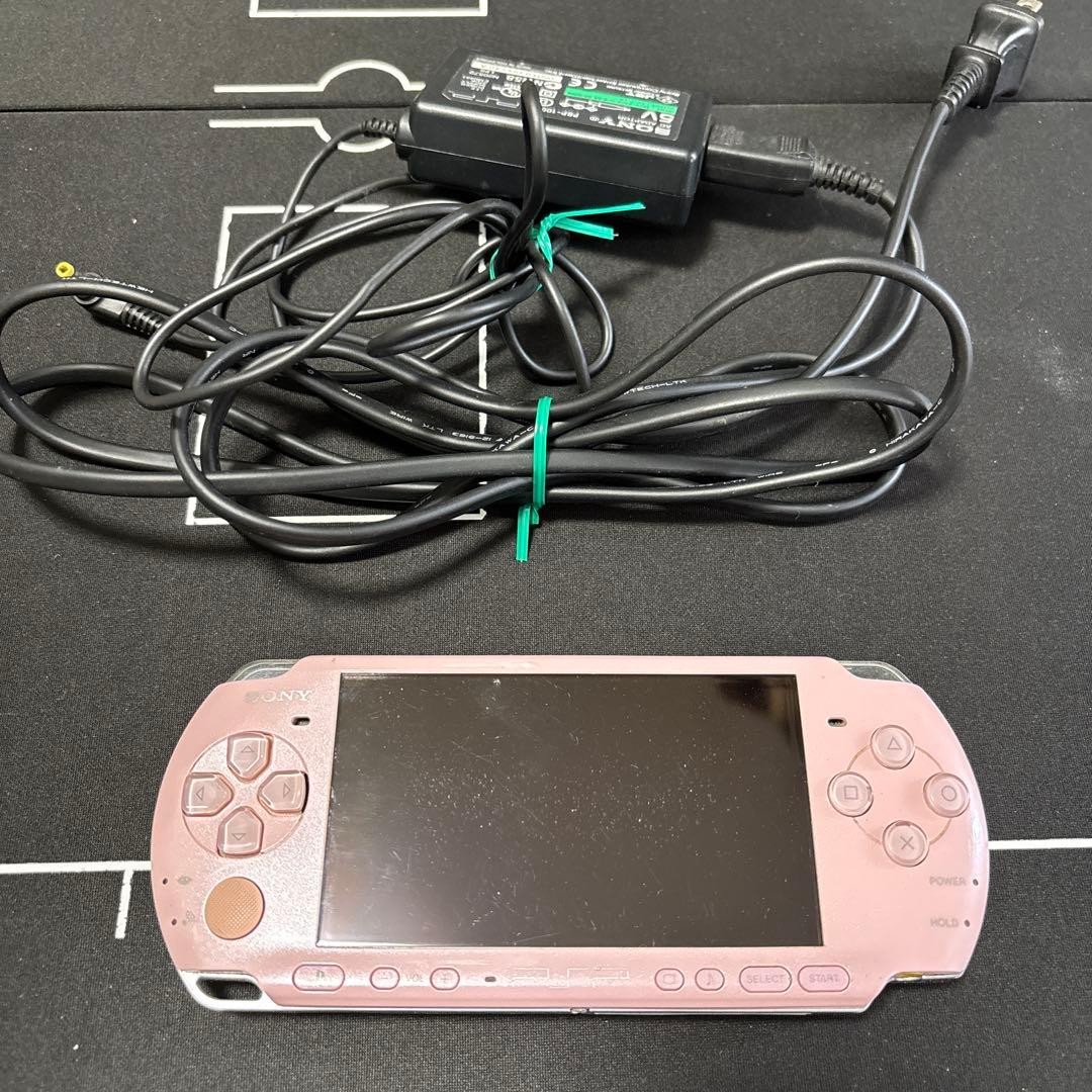 PSP Psp3000 Blossom Pink Body With Charger Japan