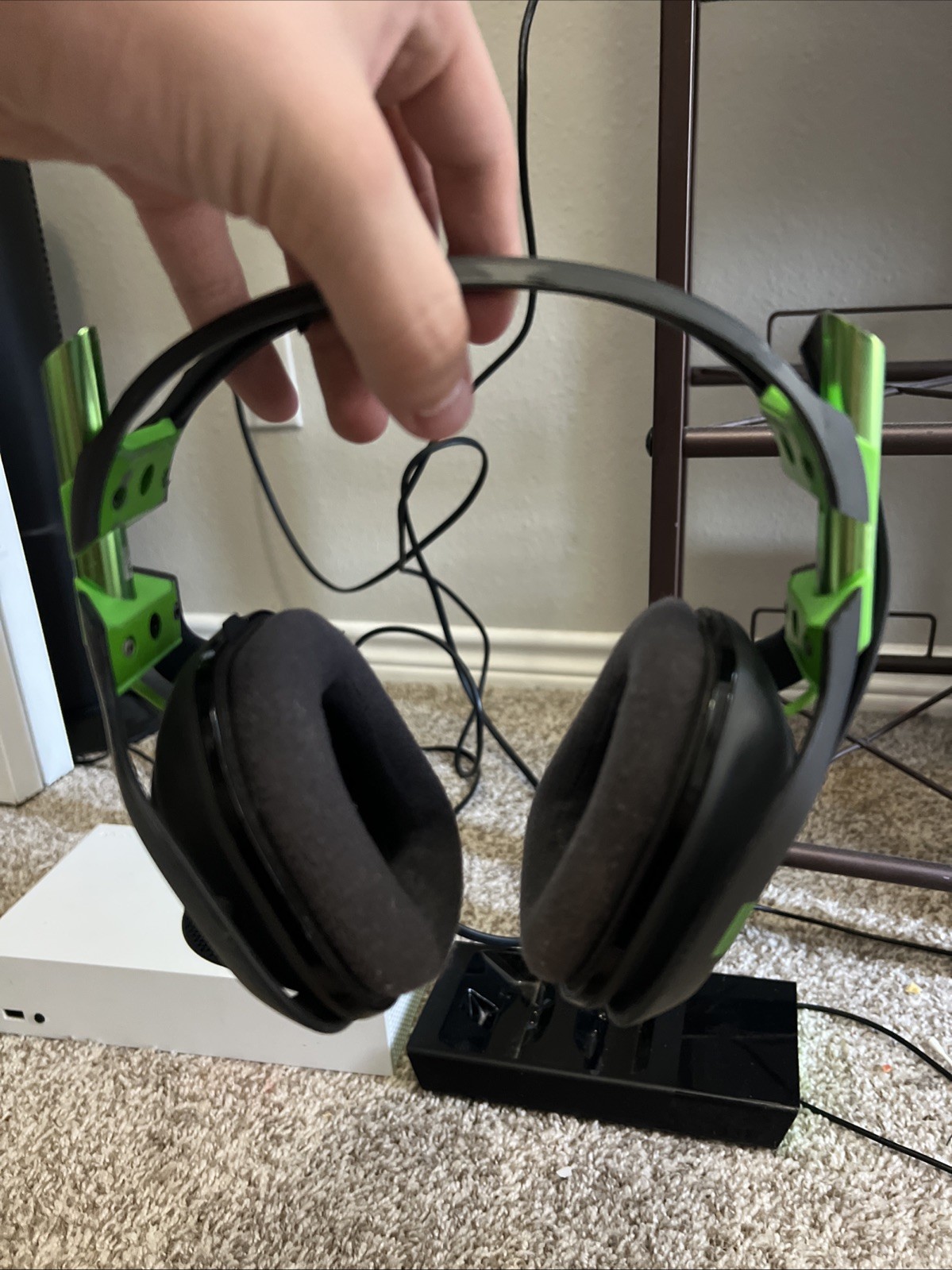 Xbox Series S with multiple games a headset and 3 remotes all in great condition